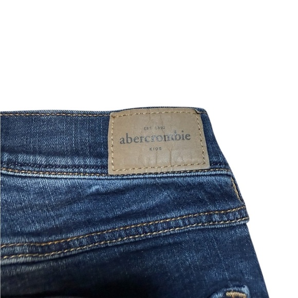 Abercrombie Kids Girls 14 Slim Dark Wash Skinny Jeans Classic Denim - Picture 8 of 11